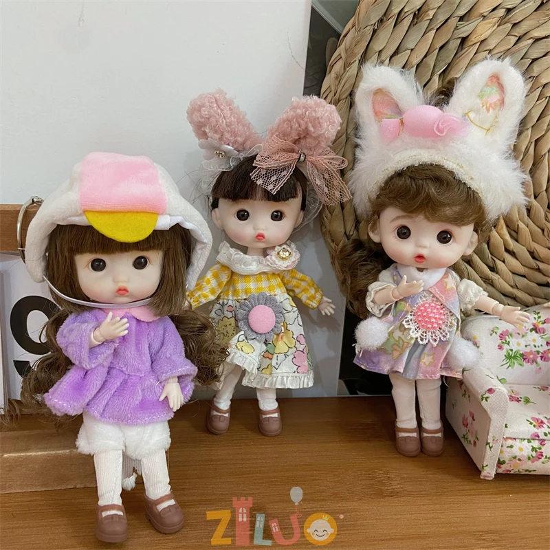 ミニドール　bjd 少女12cm 中国製 ミニドール bjd 少女12cm 中国製