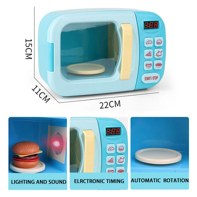 Children Kitchen Toys Simulation Microwave Oven