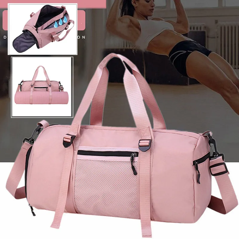 

Gym Bags Men Fitness Travel Handbag Male Large Swimming Women Big Shoe Pocket Shoulder Bolsas For Sports Training And Exercise