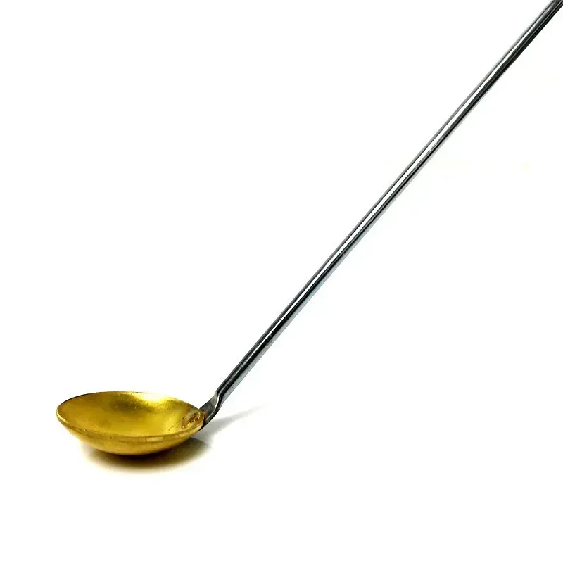 Copper Burning Spoon Long Handle Laboratory Heating Spoon for Sintering Furnace School Instrument Chemical Combustion Reaction brass heating lamp