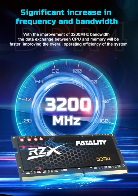 Rzx ddr4メモリラムラップトップ16gb 8gb 32gb 1.2v 260pin