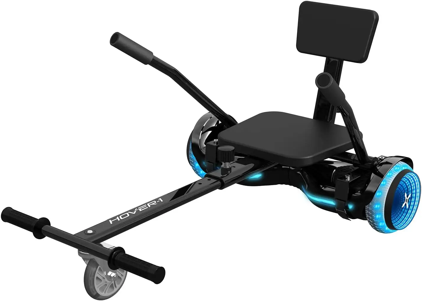 

Hoverboard Combo | Seat Attachment Buggy, 7 MPH Top Speed, 6 Mile Range, 400W Motor (2x 200W), 4.5Hr Charge Time, 220lbs Max Wei