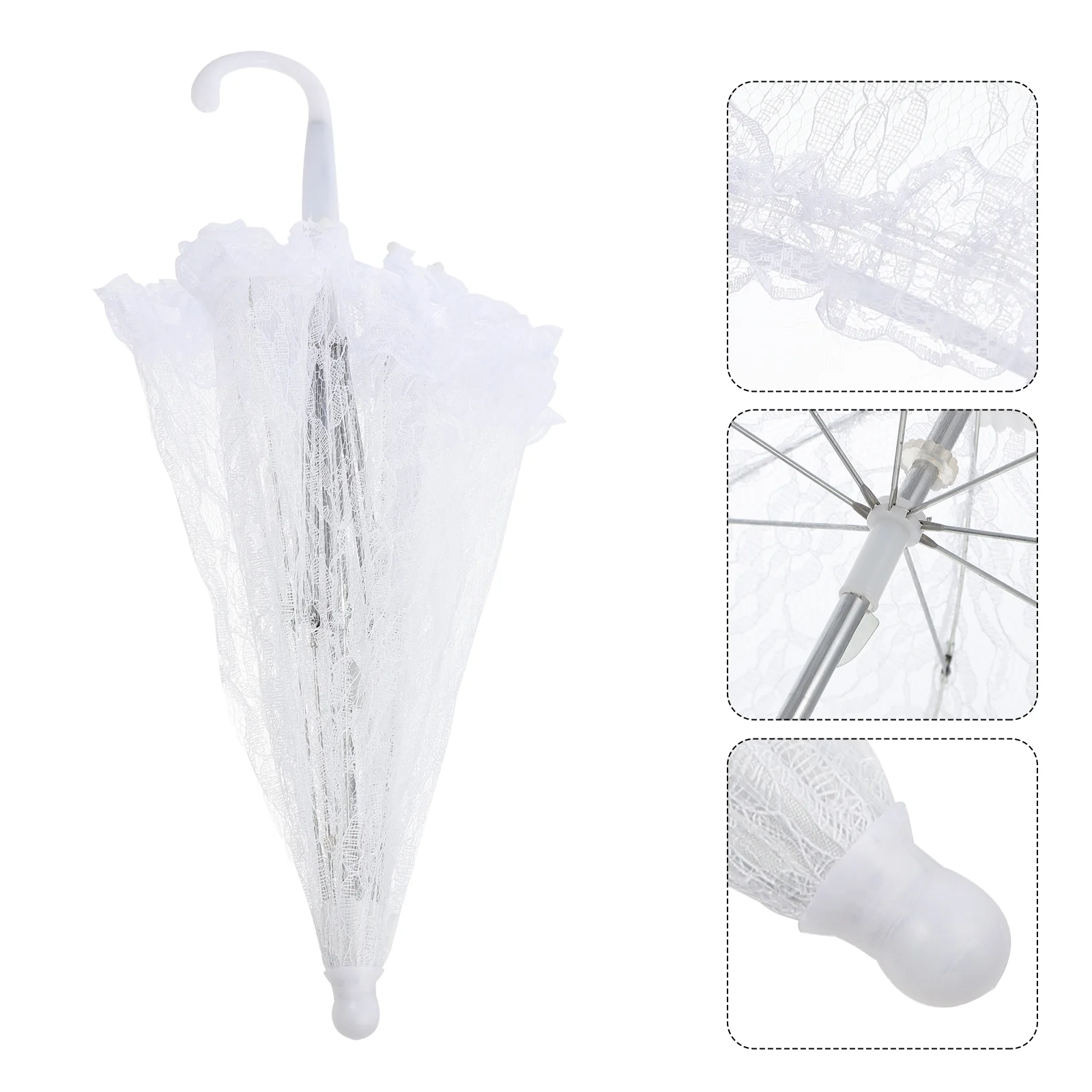 

Lace Umbrella Child Wedding Ceremony Decorations Vintage Parasol Lady Photography Prop