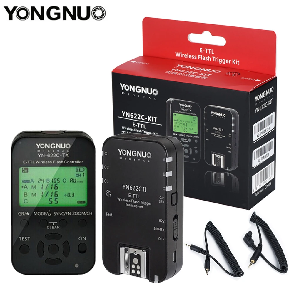 Yongnuo YN622CTX Transmitter YN622C II Receiver 2.4G TTL HSS Wireless