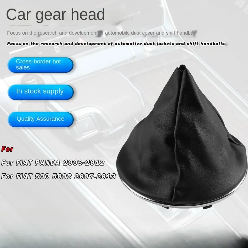 Capuchon De Pommeau De Levier De 5 Vitesse Compatible Avec Fiat 500 500c 2007 2018 Lhd Rhd 91870341