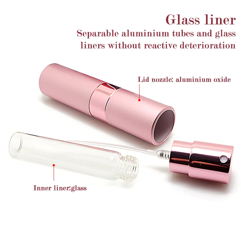 8ML Refillable Mini Perfume Bottle Portable Cosmetic Bottle Spray Travel Portable Sprayer Atomizer Perfume Spray perfume bottle perfume atomizer refillable bottles perfume spray bottle