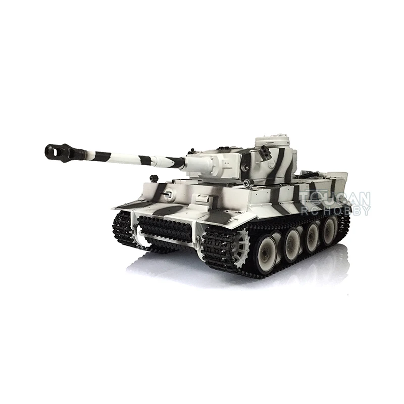 1/16 HENG LONG Model 7.0 Upgraded Metal Version German Tiger I RTR RC Tank 3818 RC Panzer Car TH19117-SMT4 5