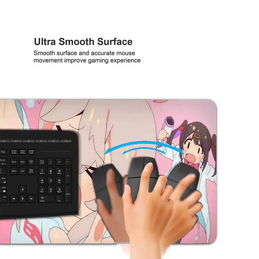 Anime Onimai I'm Now Your Sister Mouse Pads Oyama Mahiro Mihari Kaede Large Mousepad Computer Padding Gamer Accessories Desk Mat
