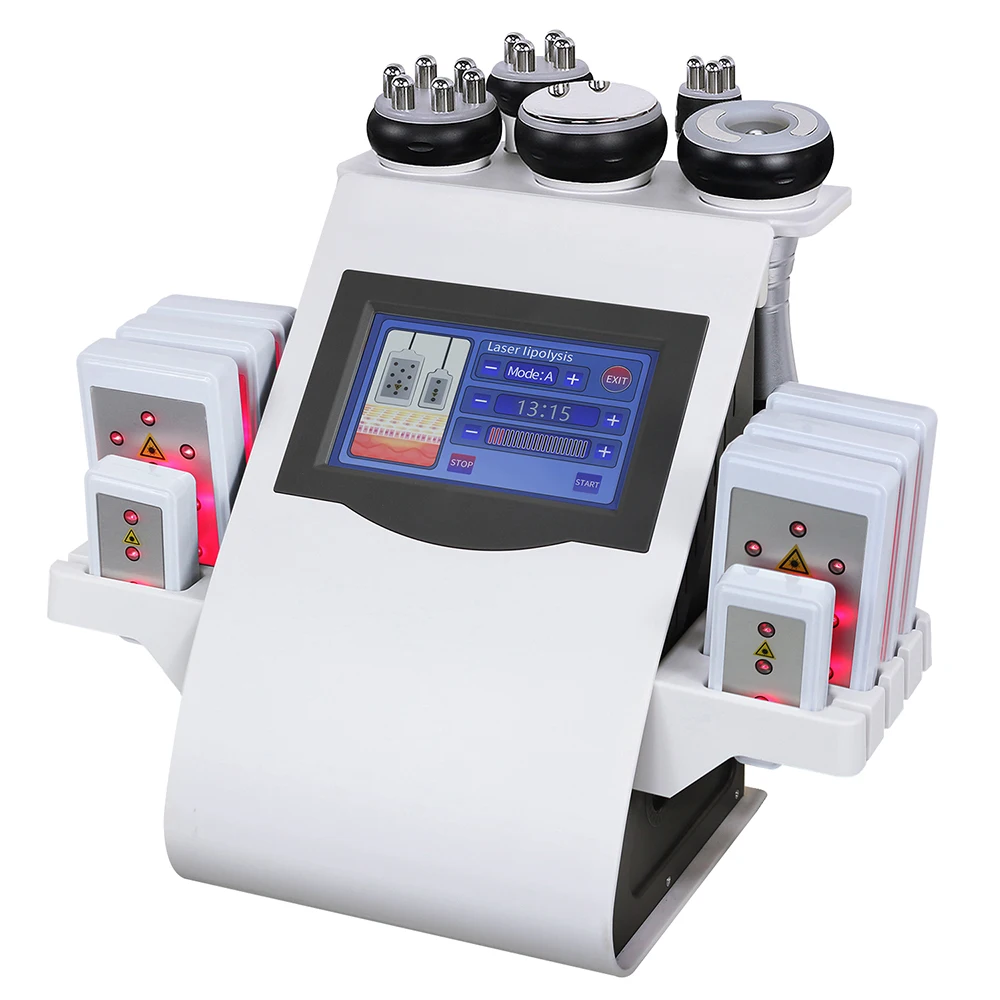 Ultrasonic 40K cavitation machine vacuum weight loss body slimming device anti-cellulite fat burner cellulite massage equipment