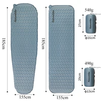 Naturerandonnée matelas pneumatique ultraléger pliant rapide auto-gonflant lit gonflable Portable éponge tapis Camping matelas gonflable 5