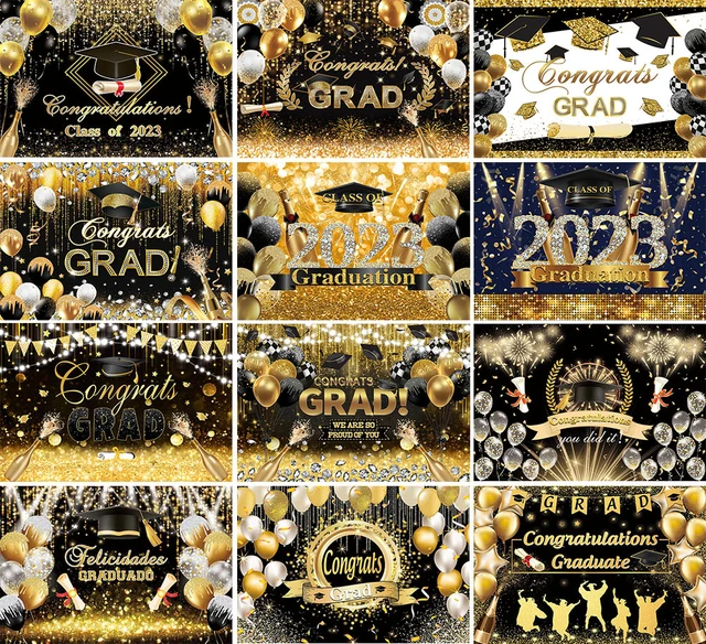 Décorations de fête d'anniversaire à thème Disco, décor de fête de remise  de diplôme, arrière-plan pour stand Photo et séance Photo - AliExpress