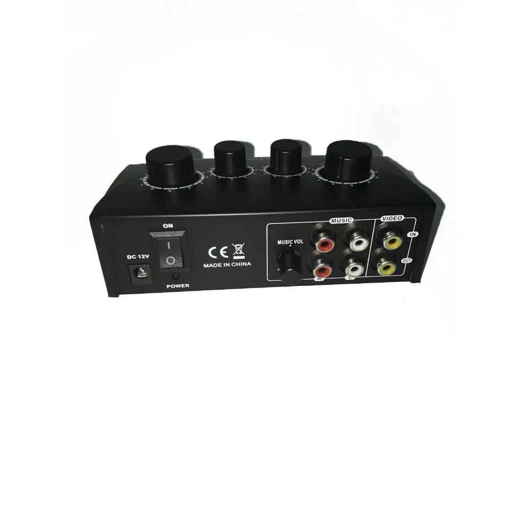 Portable Audio Stereo Karaoke Digital Audio Sound Mixer with Cable for Computer