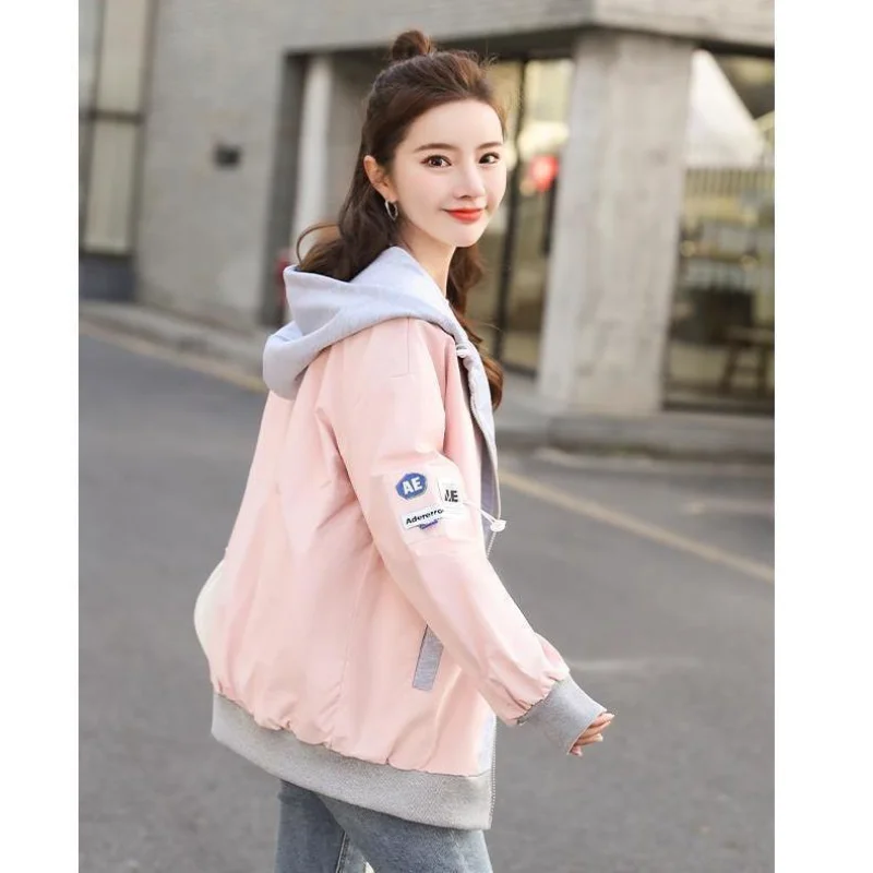 ZOUXO Jacket Women 2023 Spring Autumn New Fashion Short Jacket Loose Versatile BF Style Clothes