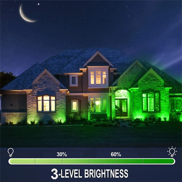 Led Gyeplámpa Rgb Meleg Fehér Tájvilágítás 6W Vízálló Kerti Útvonal Udvari Fa Kültéri Reflektorfényrel Távirányítóval - Image 5