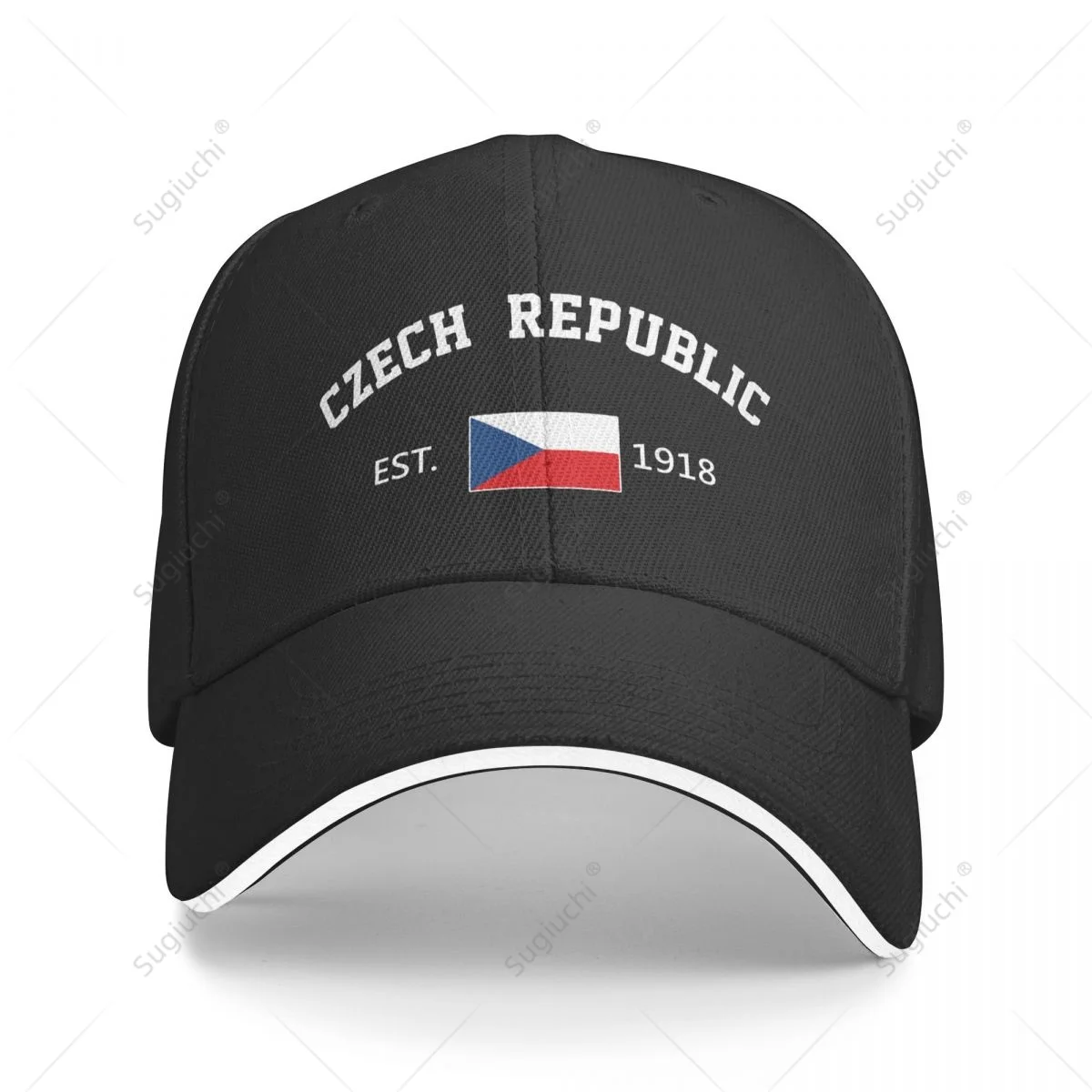 

Baseball Cap Czech Republic EST.1918 Independence Day Men Women Unisex Hip Hop Sandwich Caps Snapback Golf Hat Fishing