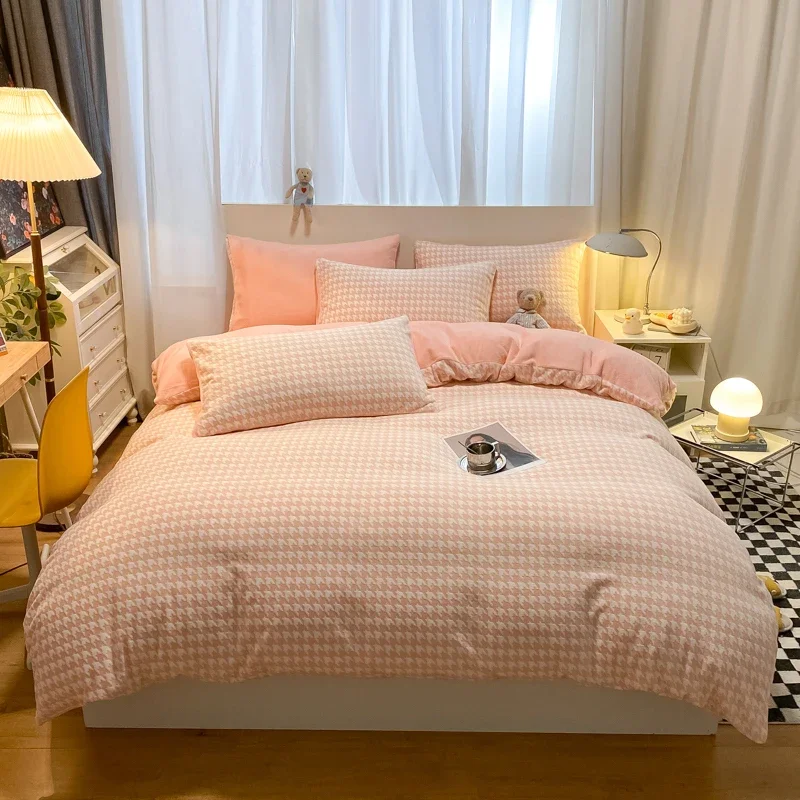 1pc Thicken Winter Duvet Cover Warm Milk Velvet Comforter Cover Double Side Velvet Bed 3D Carve Flower Comforter Set Bedding Set Sd7d69f290333410c83538cf97d9b3aa6U