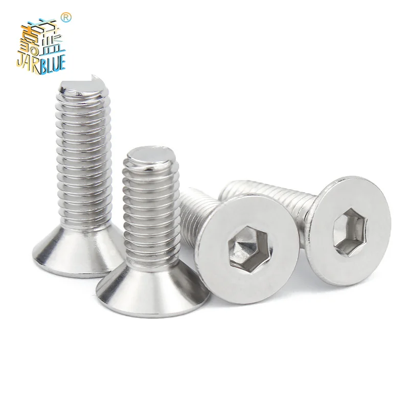 100 Viti M4 X 12mm Testa Svasata - Acciaio Inox 304, Esagono Interno, Per Fai-da-Te - Foto 10