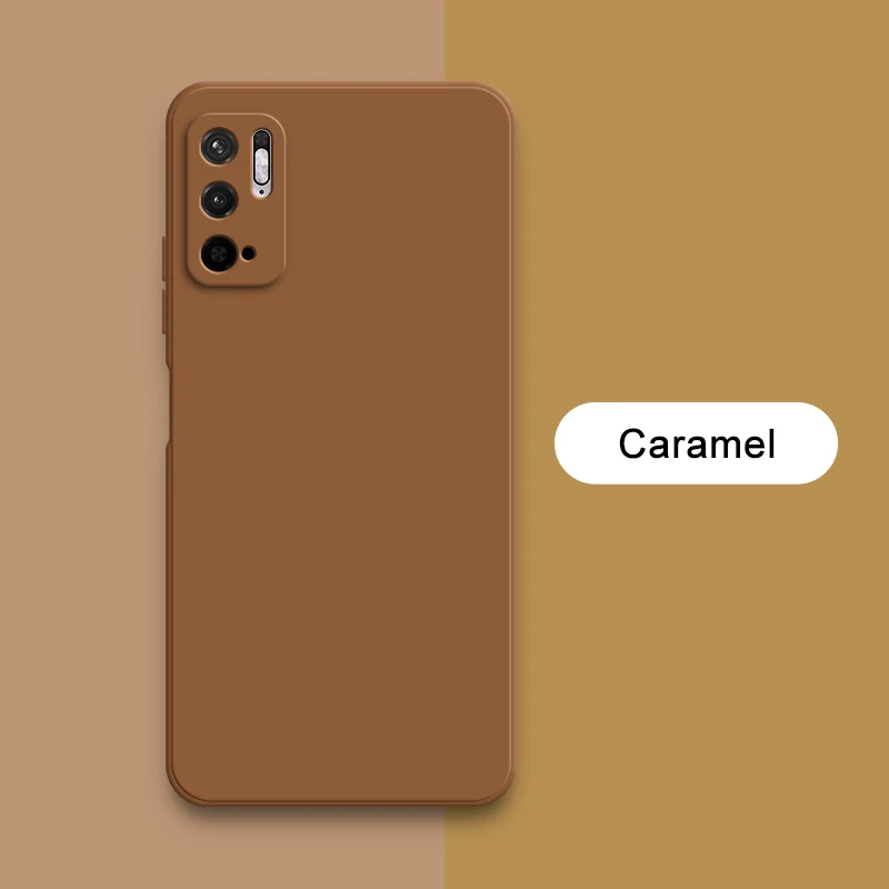 Original Square Liquid Shockproof Soft Silicone Phone Case