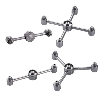 Campingmoon Outdoor Camping Gas Canister Adapter 1 Port Input 2/3/4/5 Ports Output OD Butaner Gas Station Conversion