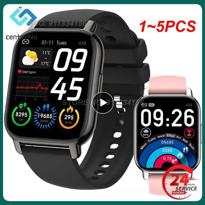 

1~5PCS New Call Smart Watch For Men Sleep Heart Rate Monitoring Waterproof Sport Clock Fitness Bracelet Smartwatch