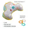 Baby Pillow Tummy Time Toy Lying Pillow High Contrast Baby Sensory Toy Double-Sided Pillows Training Gifts Birthday Head-up V8J2 5