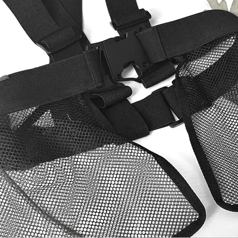 Beach Bag For Kids Large Capacity Mesh Backpack Sturdy Buckle Design Travel Tote With Shoulder Strap For Sports Dance Travel