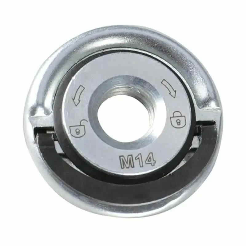 Écrou De Serrage Rapide 2 Pièces Pour Meuleuse D'angle - Modèle M14 - Compatible Disques 115 à 230 Mm - Neuf