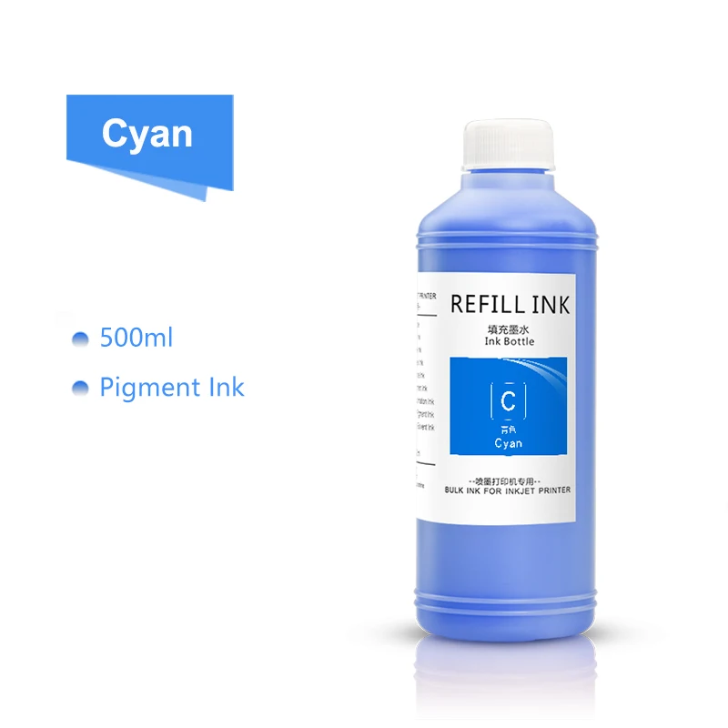Universal 500ml Tinta Pigmentada para Epson 1390 1410 1500w T50 T60 P50 R230 R290 R330 Rx615 Rx690 Rx700 L805 L800 Impressora Jato de Tinta - Imagem 6