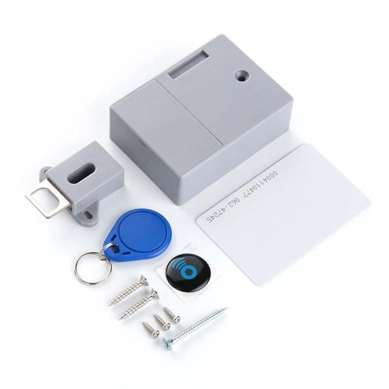 IC Card Sensor Digital RFID Drawer Card Lock DIY Electronic Invisible Hidden RFID Cabinet Lock 111