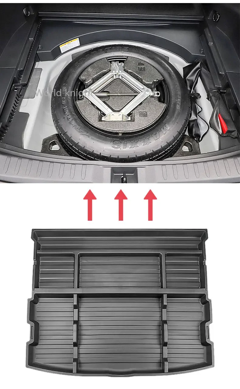Dla TOYOTA RAV4 XA50 2020-2022 Organizer pudełko bagażnik