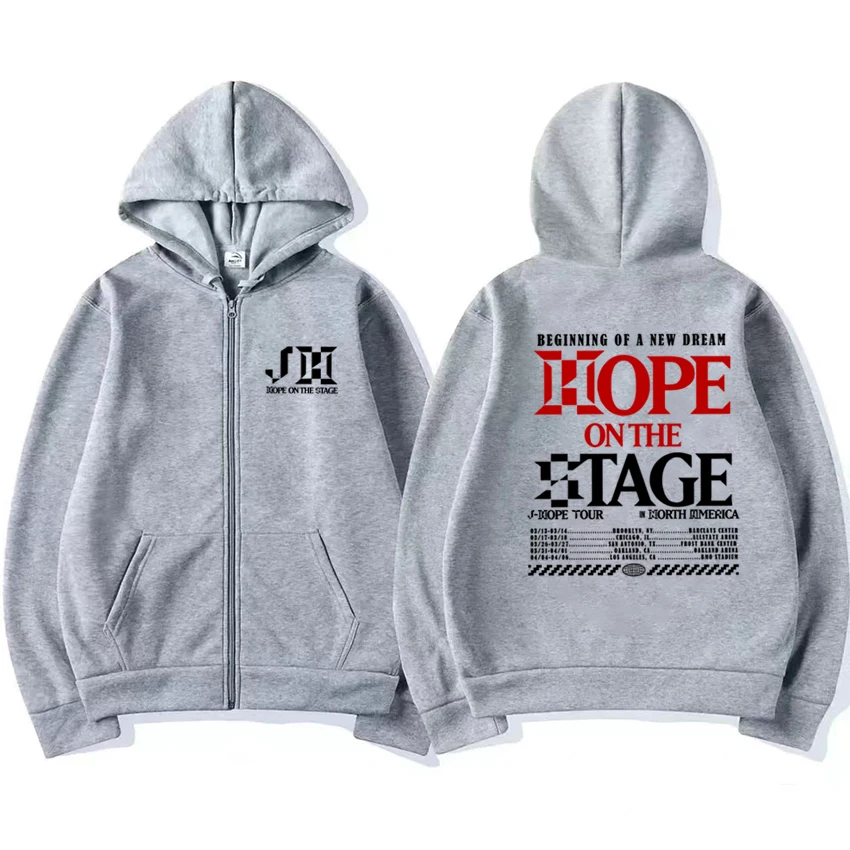 Korea New in J-hope Hope On The Stage Tour 2025 printed Zipper