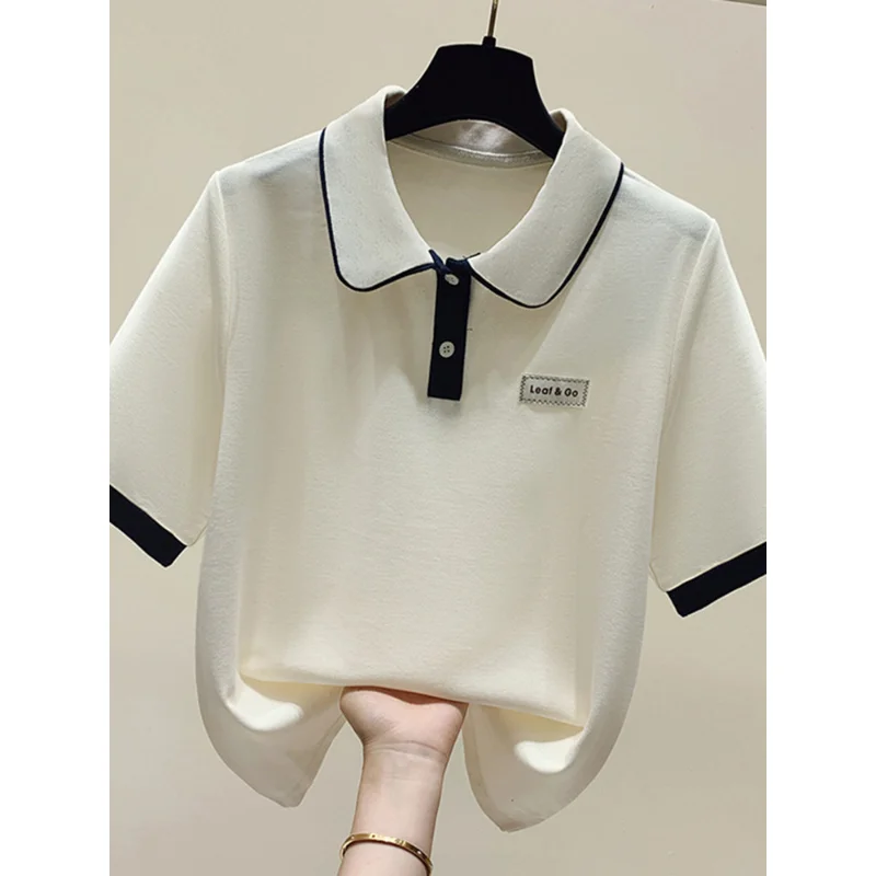 New golf wear ladies summer short sleeves women summer short sleeves slim and breathable