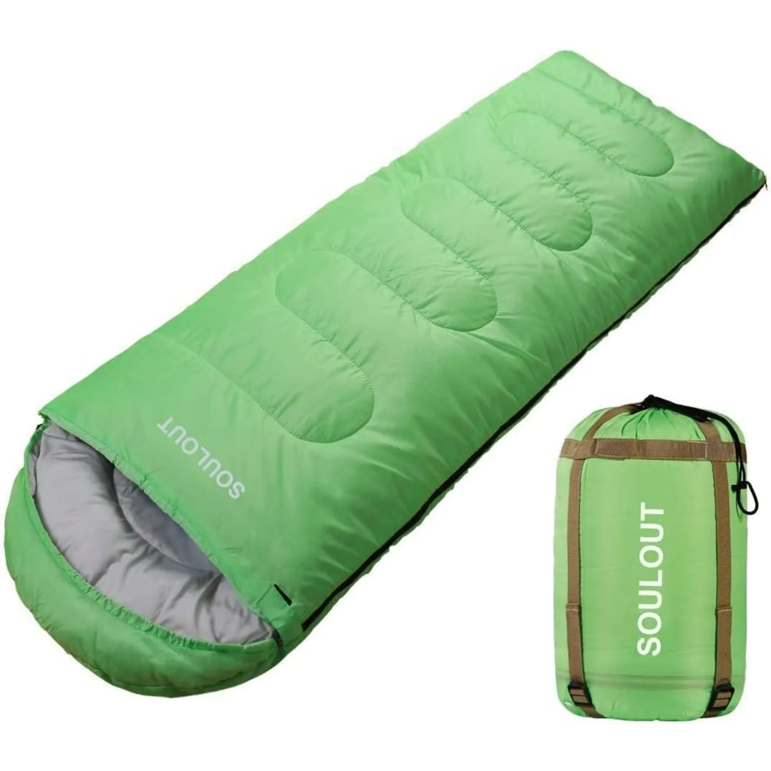 

Sleeping Bag,3-4 Seasons Warm Cold Weather Lightweight, Portable Waterproof Sleeping Bag with Compression Sack for Adults