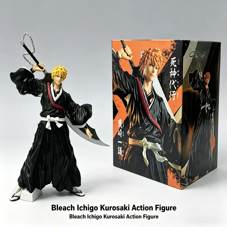 21cm Bleach Anime Figur Kurosaki Ichigo Actionfigur Aizen Sousuke/Hitsugaya Toushirou Figurine PVC-Modell Sammlerstück Geschenk