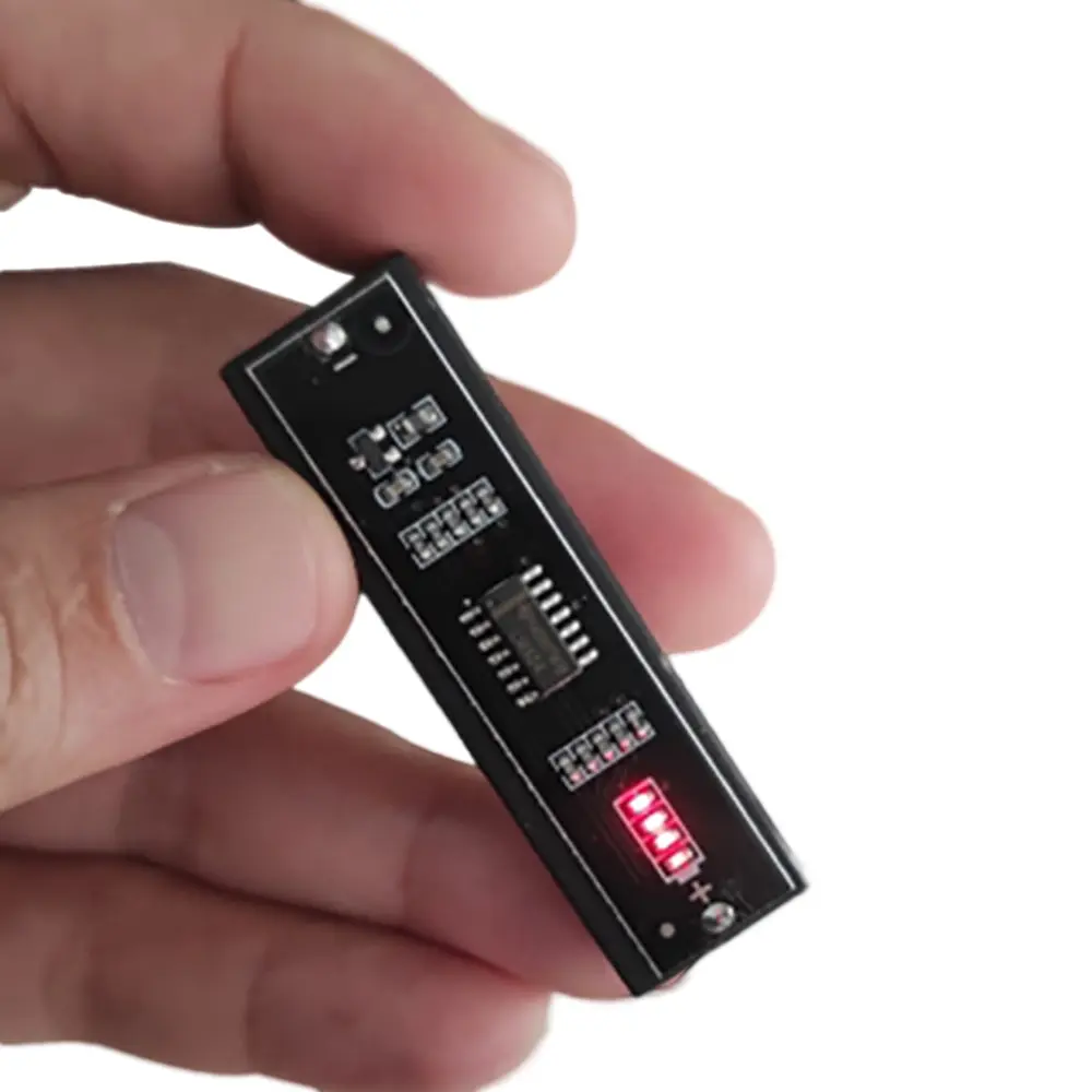 AA AAA Battery Capacity Indicator 18650 Lithium Battery Level Tester Voltage Meter Volt Monitor Detector Storage Box Holder Case battery tester lithium battery tester voltage gauge voltage tester battery case holder battery case