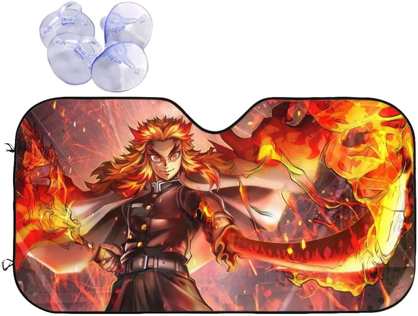 

Anime Characters car Sun Shade Car Windshield Sunshades Sun Shade Blocks UV Rays Protector Keep Your Vehicle Cool Sun Shield Vis