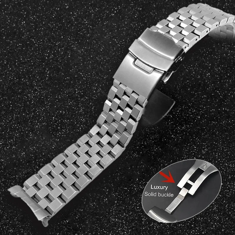 Cinturino Orologio In Acciaio Inox Intrecciato A Rete: Regolabile, Nero, Larghezza 10 Mm, Con Barre A Molla
