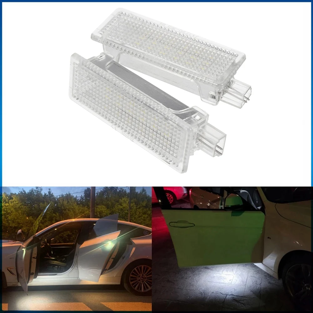 BMW E82 E90 E60 E63 E65 E70 용 LED 발판, 문짝 라이트 아래 63316972605, 2 개
