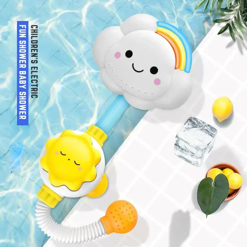 Kids Bath Toys Water Game for Kids Clouds Model Faucet Shower Water Spray Toy Splashes Bathroom Sprinkler Toy bath toys,kids bath toys