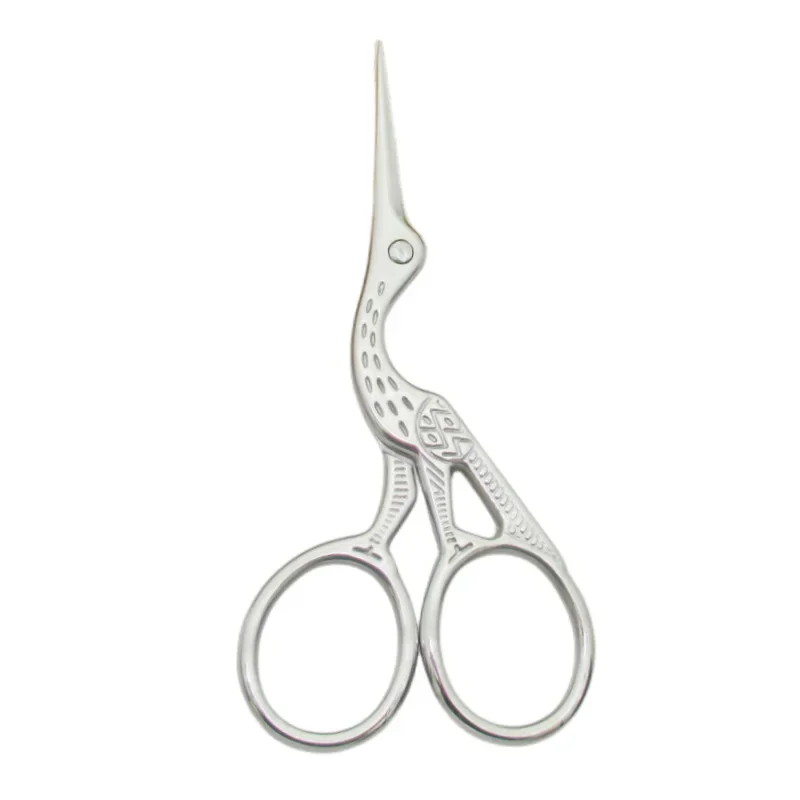 DIY Crane Mouth Scissors Retro Cross Stitch Antique Black Vintage Cute Small Sewing Scissor Fishing Thread Cutting Fabric Shears