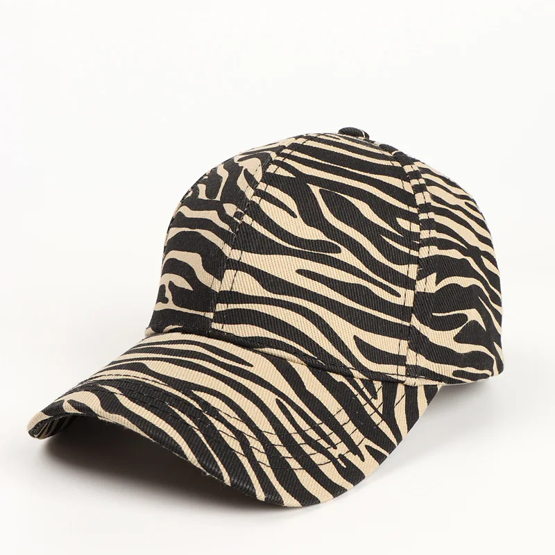 Unisex Leopard Print Zebra Print Baseball Cap Hip Hop Cap Men's Women's Animal Print Sun Hat Adjustable Cap Gorras men's wool baseball cap Baseball Caps