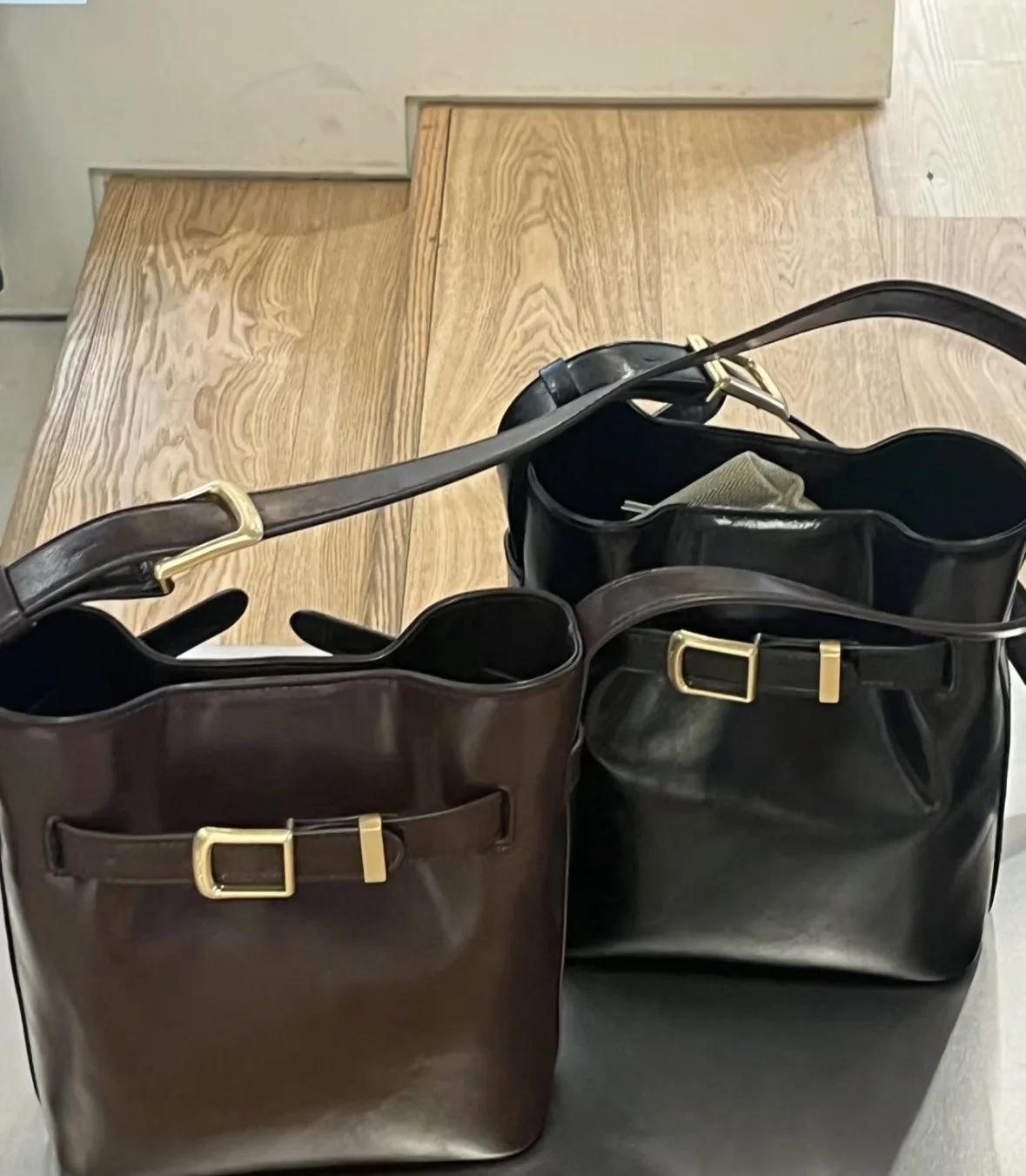 Luxury Brand Korean Women's Tote Bag Shoulder Handbags Crossbody Y2k Bucket Large Capacity Commuting Retro Simplicity Fashion