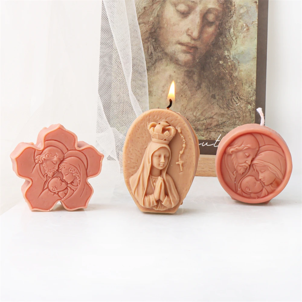 Moule Bougie 3D Moule En Silicone 3D Ange Pour Bougies Et Savons Artisanaux - Grand Format - DIY Créatif Moule Décoratif Artisanat