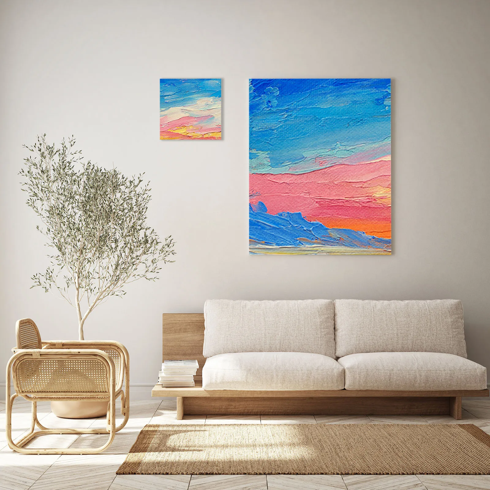 3/5Pcs White Blank Rectangle Artist Canvas Wooden Board Frame Painting Canvas Board Panels for Oil Painting Acrylic Watercolor