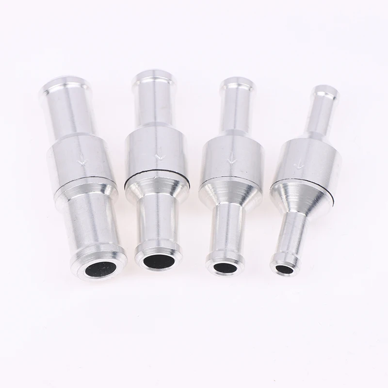 Fuel Non Return Check Valve Petrol Diesel For Car Automobile Oil Water Pumps 6-12mm Aluminium Alloy One Way Check Valve