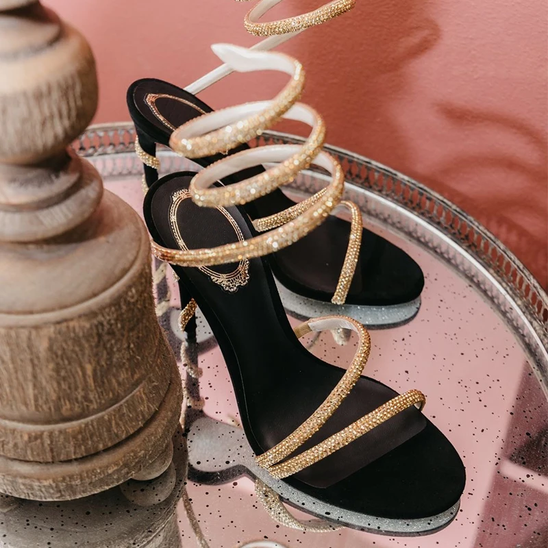 Tacon Sandalias Romanas Cuerdas Nuevas Sandalias Romanas De Tacón