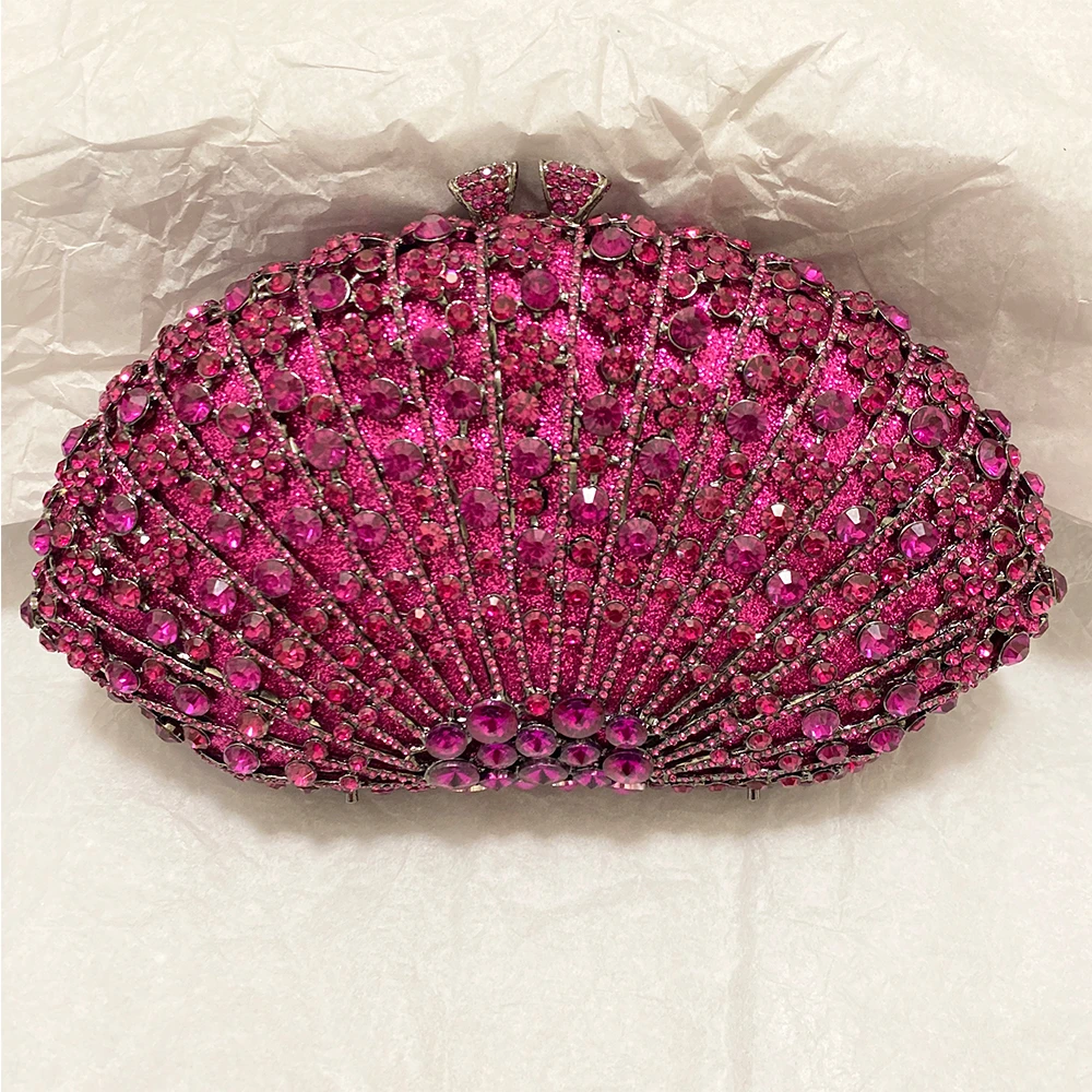 URetro Rose Crystal Evening Clutch main image 0