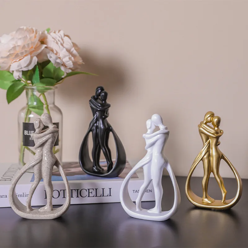 

Gold Decor Reading Statue Home Decorations for Living Room Shelf Decor Accents Resin Collectible Figurines for Office Bedroom