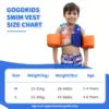 Toddler Floaties Kids Swim Vests for Girls and Boys Pool Float Jackets with Arm Water Wings for 2-6 Year Old Children 6