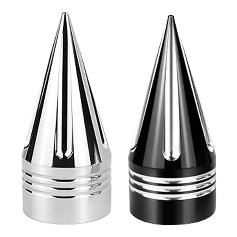 

2pcs Motorcycle Front Axle Spike Nut Covers Aluminum Alloy Spike Caps Waterproof Front Axle Wheel Nuts Covers For Motorcycle